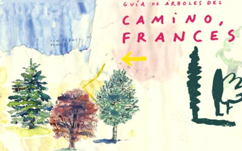 capa do guia de árvores do caminho francês